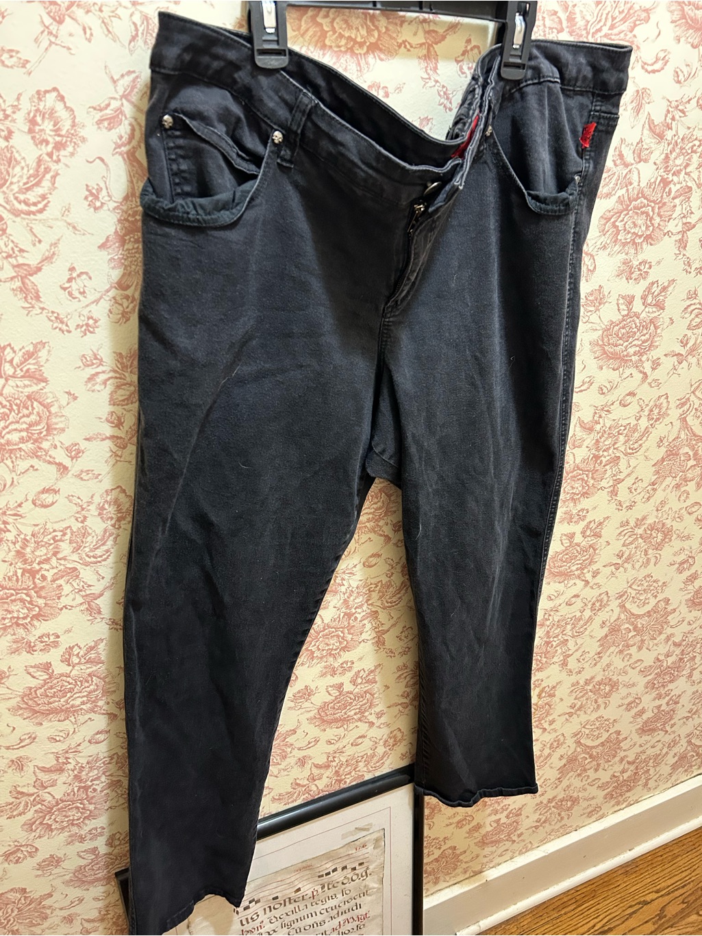 Tripp Nyc Black Straight-Leg Jeans